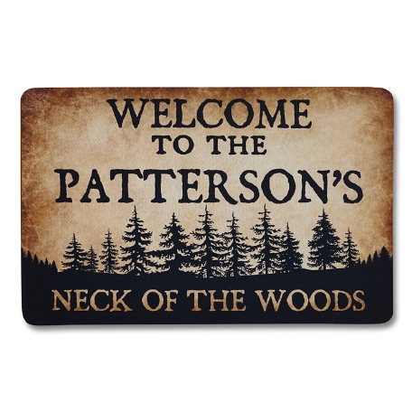 Neck of the Woods Doormat-17x27