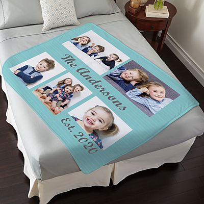 Best Family Photo Plush Blanket