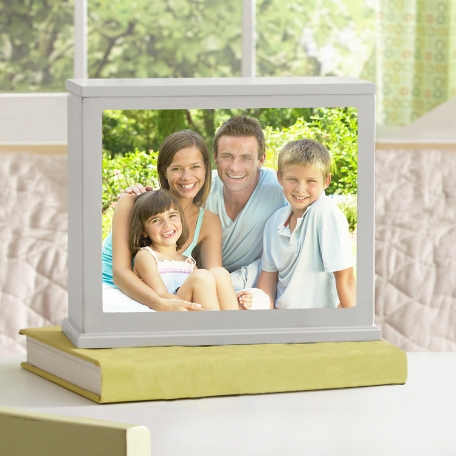 Photo White Accent Lamp