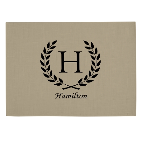 Rustic Country Placemat - Black