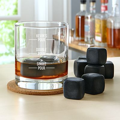 Perfect Pour Whisky Glass Stone Set