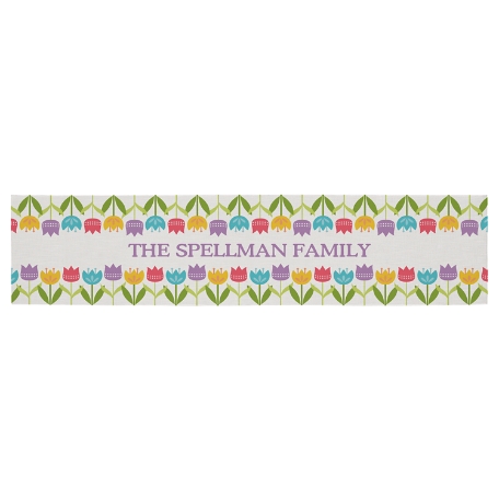 Spring Tulip Table Runner