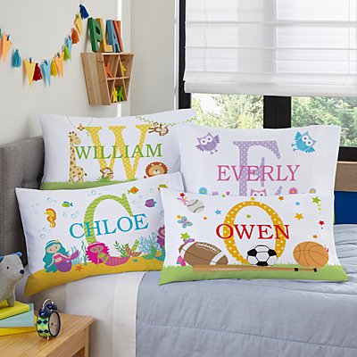 Personalised Children Princess Pillowcase Printed Gift Custom Made Print Kids 