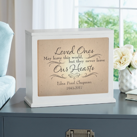 Never Leave Our Hearts Memorial Accent Light