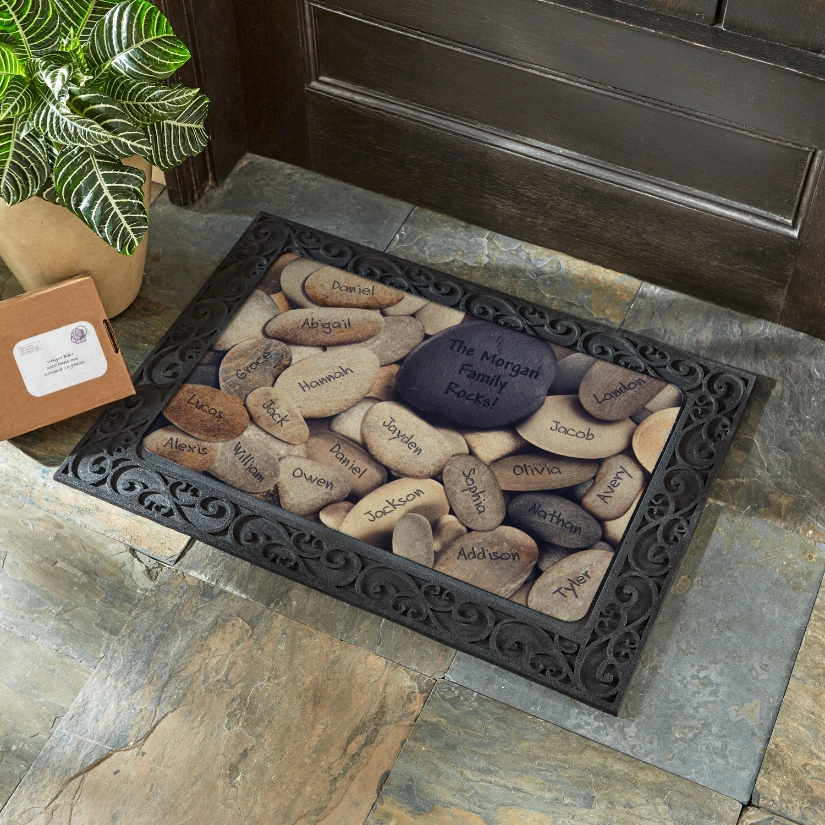 Family Rocks Doormat Personal Creations