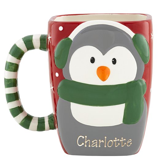 Festive Friends Christmas Mug - Penguin