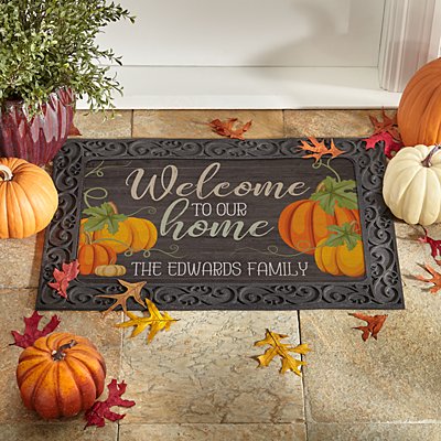 All Pumpkins Welcome Doormat