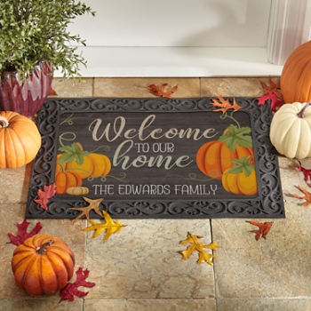 All Pumpkins Welcome Doormat