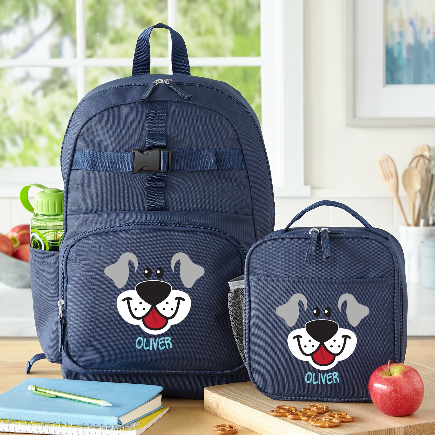 Big Face Navy Backpack Collection