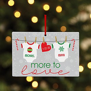 More to Love Baby Rectangle Ornament