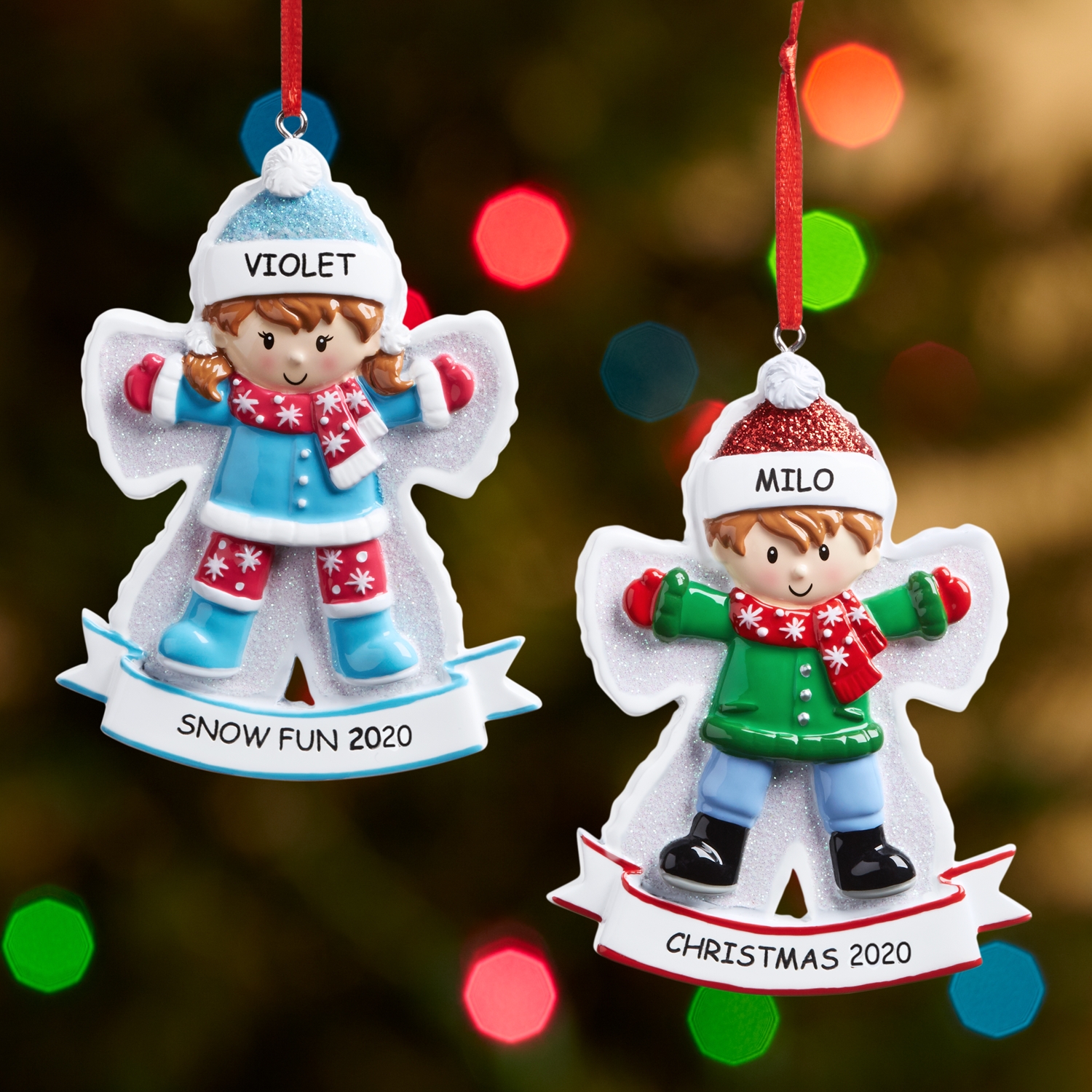 girl hockey player christmas ornaments