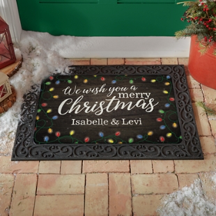 We Wish You a Merry Christmas Doormat