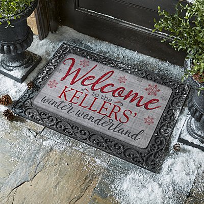 Welcome to Our Winter Wonderland Doormat