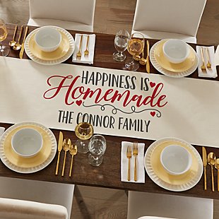 Happiness is Homemade Table Runner