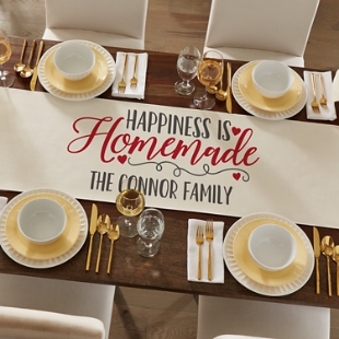 Happiness is Homemade Table Runner