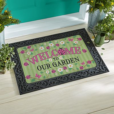 Lady Bug Garden Doormat