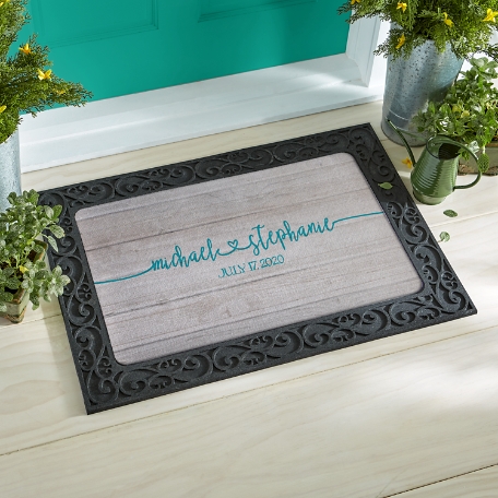 Always Together Wedding Doormat