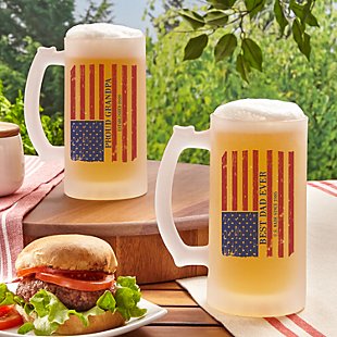 All American Frosted Beer Mug