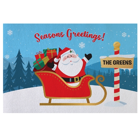 Jolly Santa Doormat - 24x36