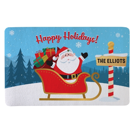 Jolly Santa Doormat - 17x27
