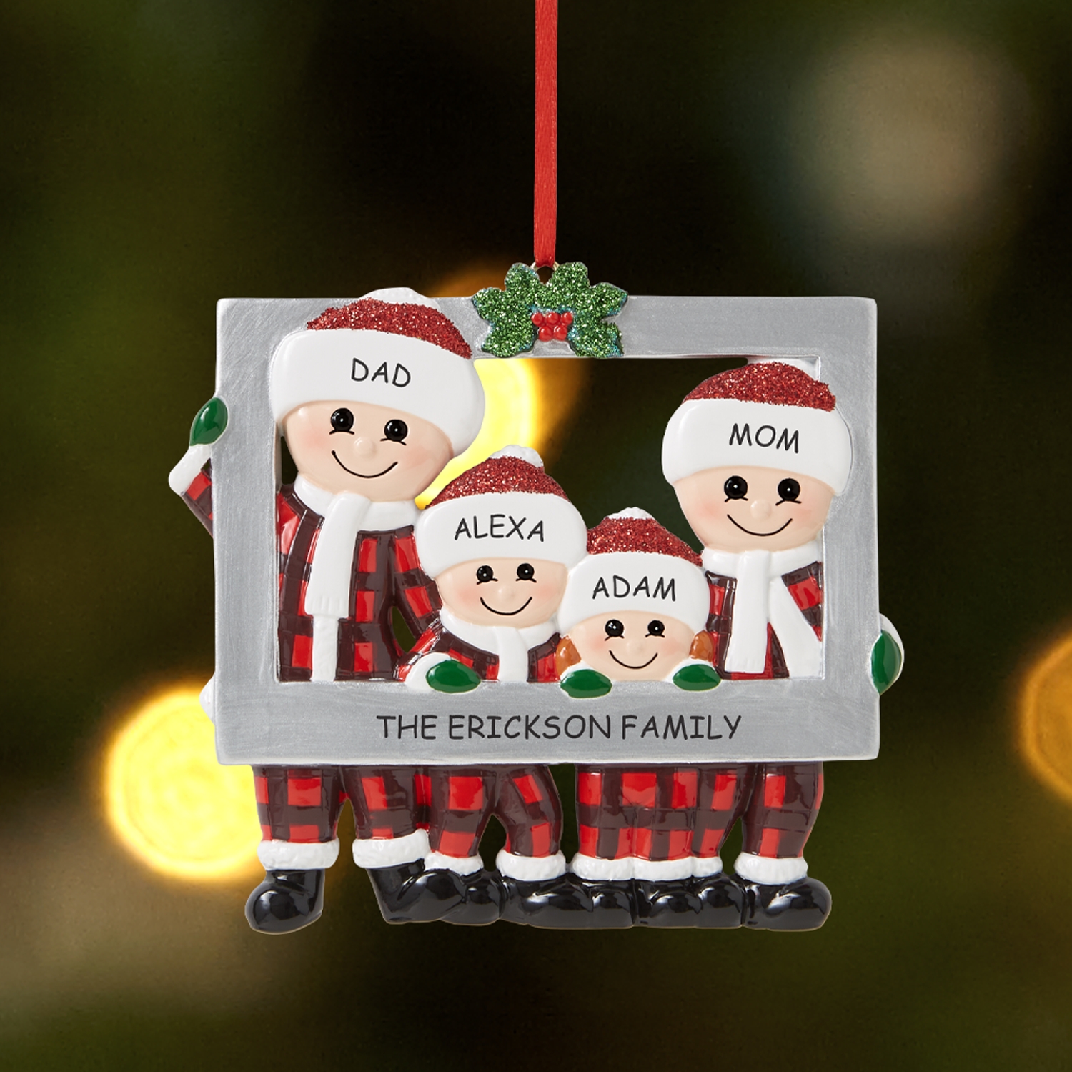 Picture-Perfect Family Personalized Keepsake Ornament