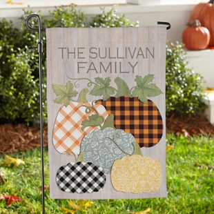 Pretty Pumpkins Garden Flag