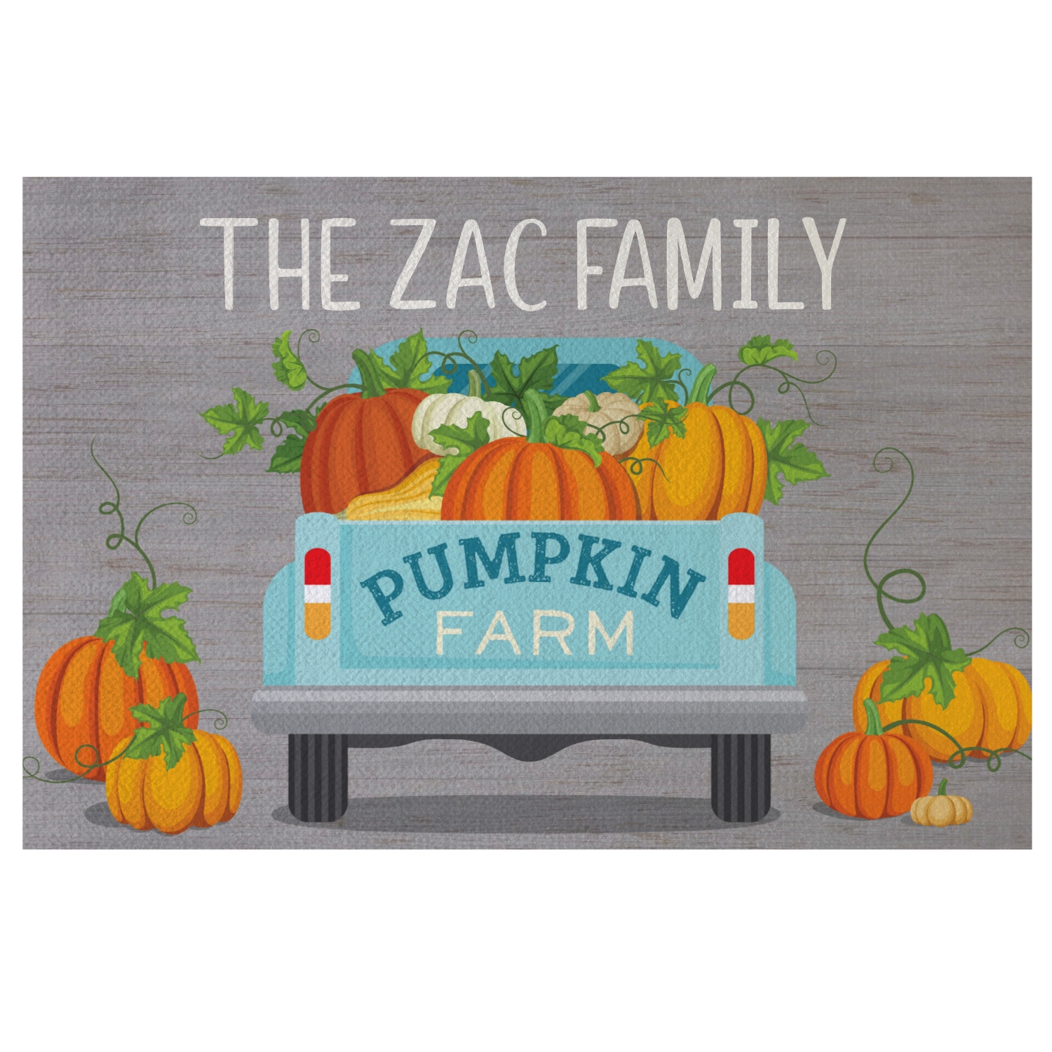 Pumpkin Farm Doormat-24x36