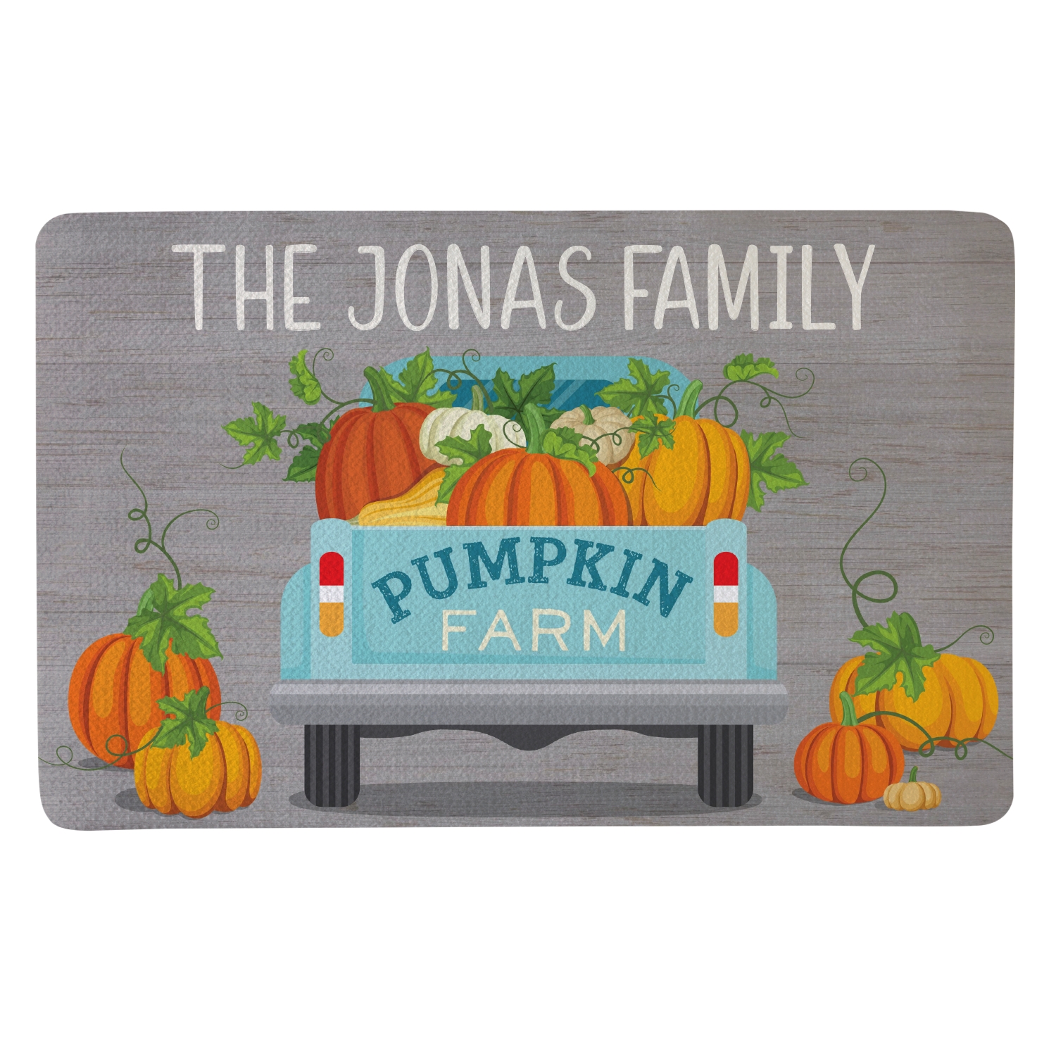 Pumpkin Farm Doormat-17x27