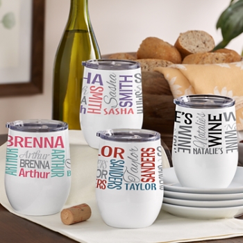 You Name It! Signature Insulated Wine Tumbler