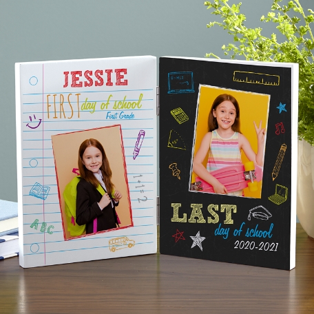 First & Last Day Of School Photo Panel