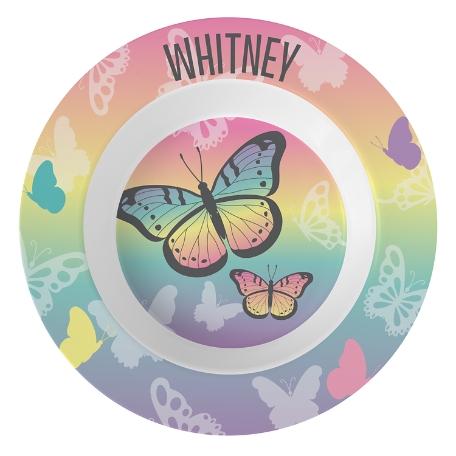 Fun Graphic Personalized Tableware - Butterfly Bowl