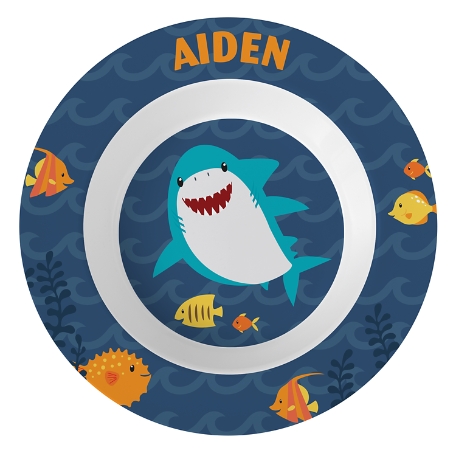 Fun Graphic Personalized Tableware - Shark Bowl