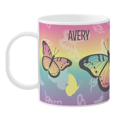 Fun Graphic Personalized Tableware - Butterfly Cup