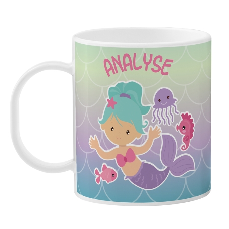 Fun Graphic Personalized Tableware - Mermaid Cup