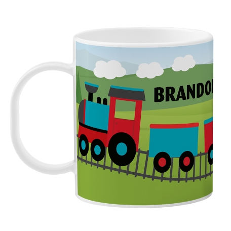 Fun Graphic Personalized Tableware - Train Cup