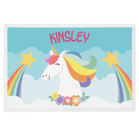 Fun Graphic Personalized Tableware - Unicorn Placemat