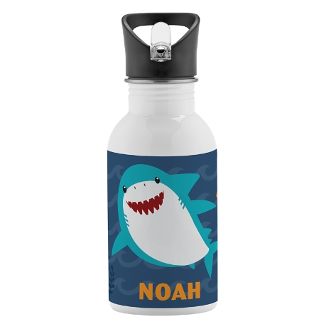 Fun Graphic Water Bottle - Shark