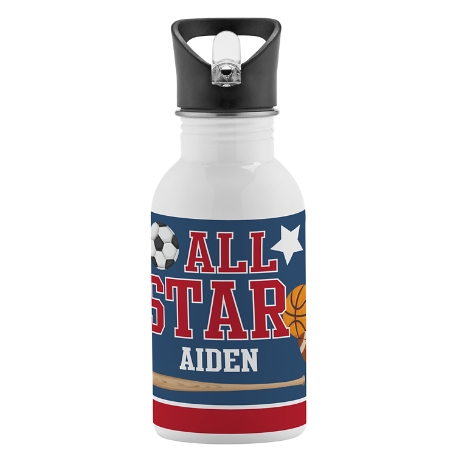 Fun Graphic Water Bottle - Sports