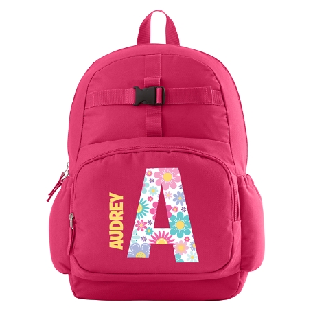Pretty Pattern Pink Backpack - Flowers