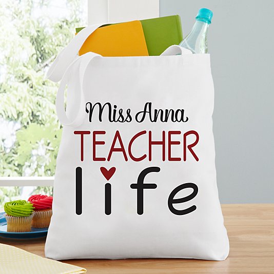 Teacher Life Tote Bag | Personal Creations
