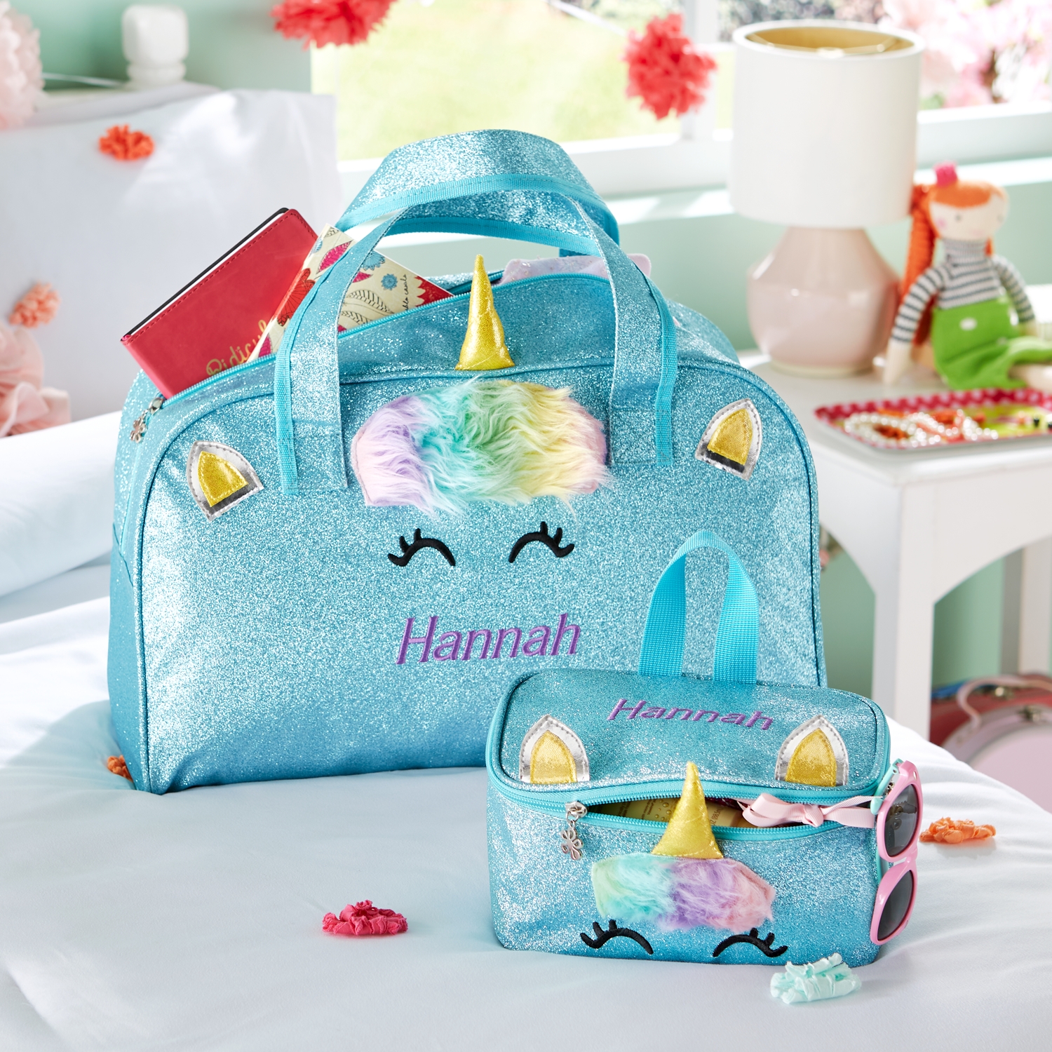 unicorn duffle bags