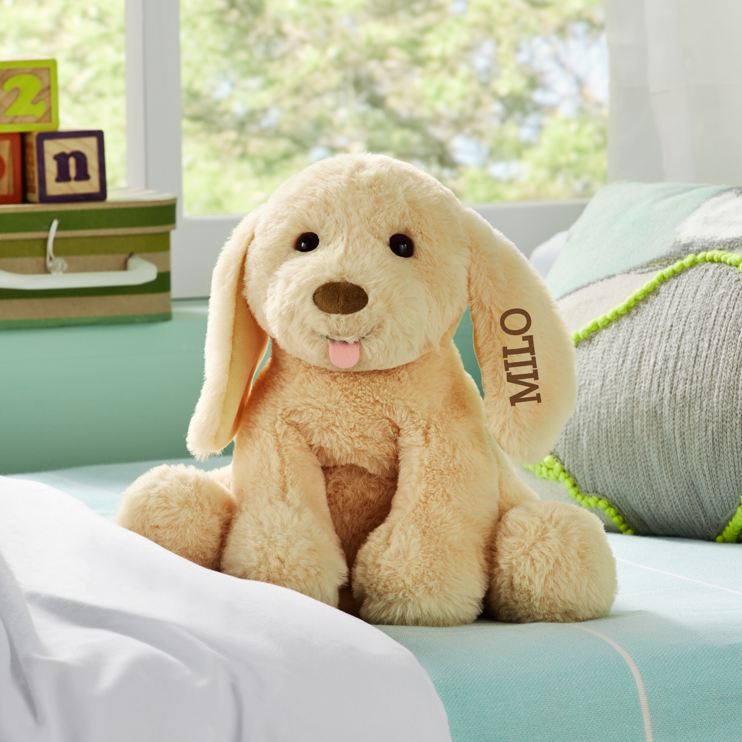 GUND® My Furry Friend Puddles Animated Personalized Puppy