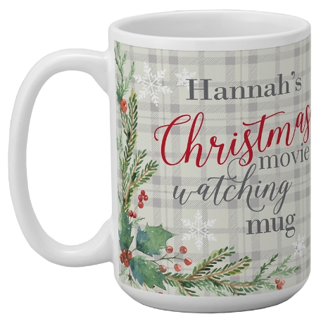 Christmas Movie Watching Mug - 15oz