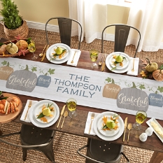 Farmhouse Pumpkins Table Runner