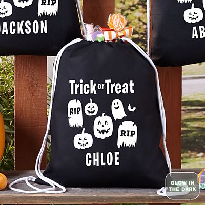 Halloween Treat Bags Draw String Backpacks  14”x17” 1 Bag/Pk Select Theme 