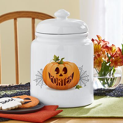 Jack-O-Lantern Cookie Jar