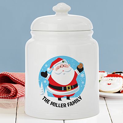 Jolly Santa Cookie Jar