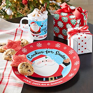 Jolly Santa Cookies and Milk Tableware