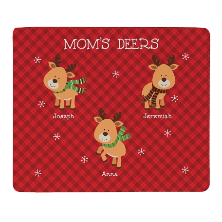 Little Deers Plush Blanket - L