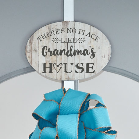 Our Favorite Place Wreath Holder with Plaque